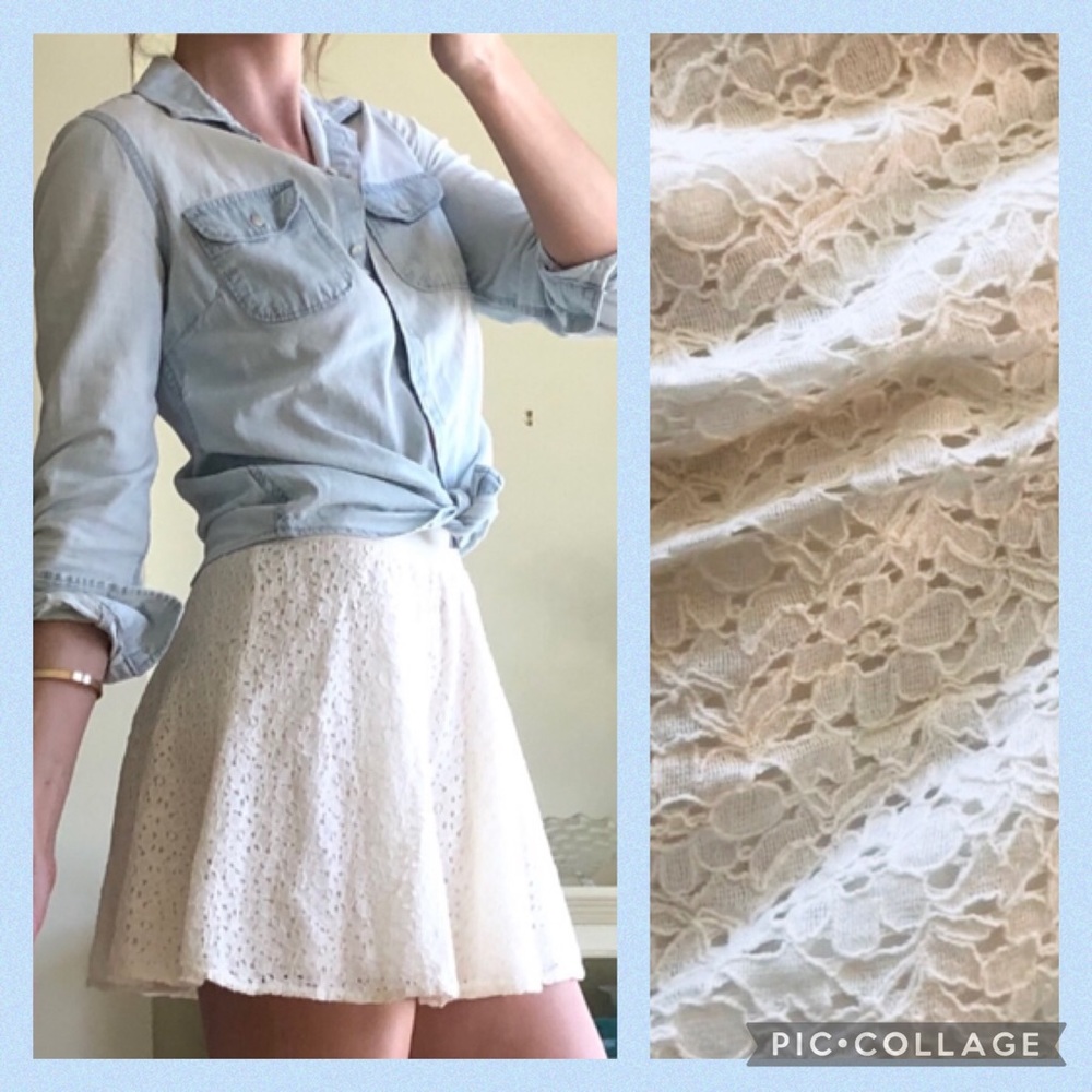 Arizona Cream Lace Skirt